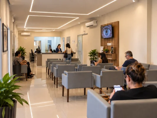 Estrutura de atendimento do SEUMED Hospital de Olhos