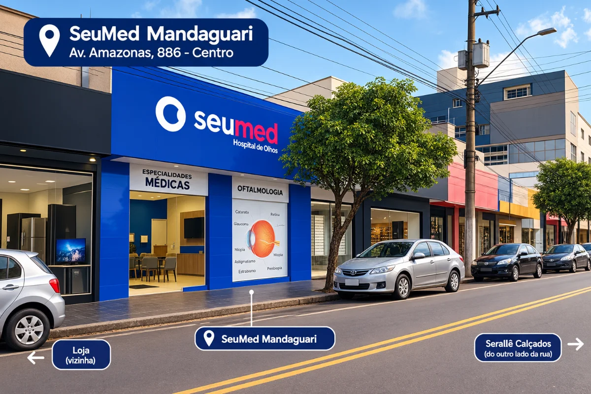 Fachada da unidade SEUMED Mandaguari
